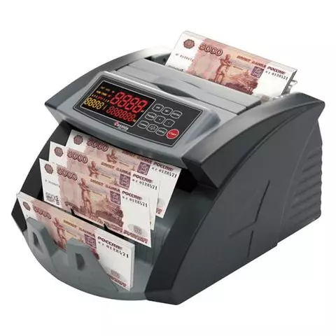 Счетчик банкнот CASSIDA 1300 банкнот/мин УФ- магнитная детекция фасовка