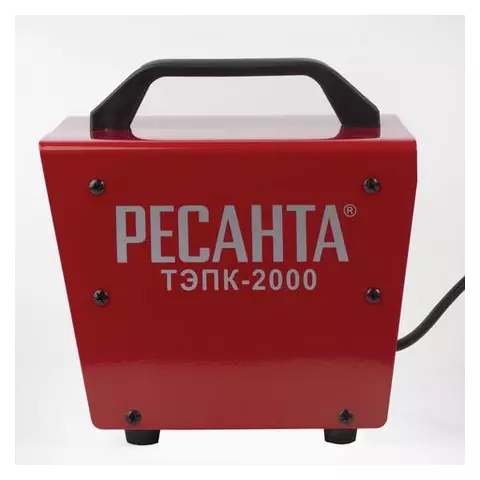 Тепловая пушка электрическая РЕСАНТА 2000 Вт 220 В квадратная красная