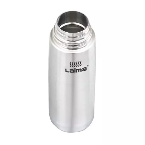 Термос Laima классический с узким горлом 05 л. нержавеющая сталь