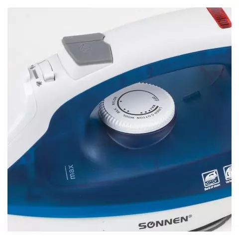 Утюг Sonnen SI-237A 1800 Вт антипригарное покрытие синий/белый