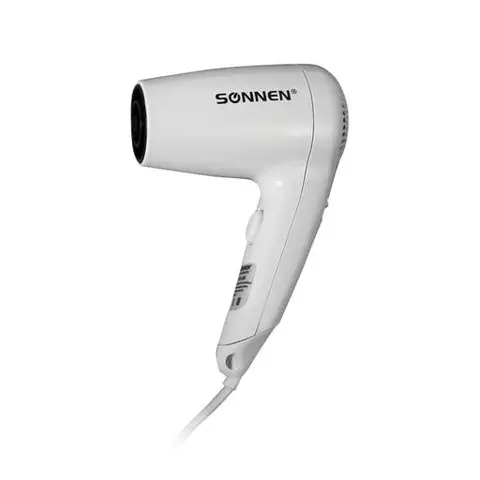 Фен для волос настенный Sonnen HD-1288 1200 Вт пластиковый корпус 2 скорости белый