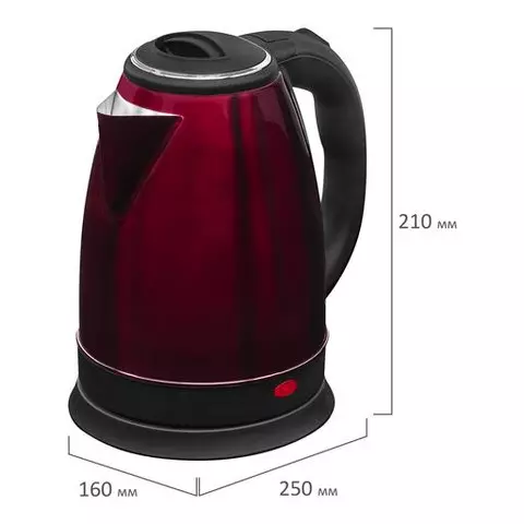 Чайник Sonnen KT-118С 18 л. 1500 Вт закрытый нагревательный элемент нержавеющая сталь кофейный