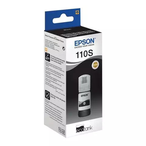 Чернила EPSON для СНПЧ EPSON M1100 / 1120 / 2140 черный ресурс 2000 страниц оригинальные