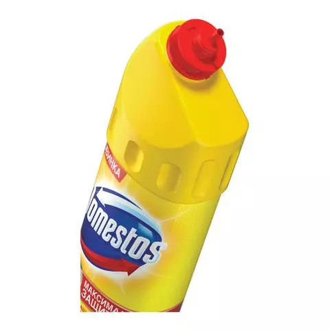 Чистящее средство 1 л. DOMESTOS (Доместос) "Лимонная свежесть" с отбеливающим эффектом