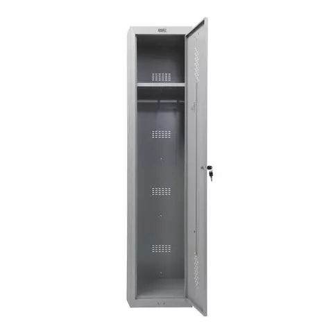Шкаф (секция без стенки) металлический для одежды Brabix "LK 01-40" УСИЛЕННЫЙ 1830х400х500 мм.