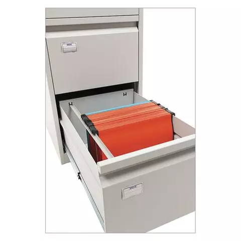 Шкаф картотечный Практик "" 1020х467х630 мм. 3 ящика для 165 подвесных папок формат папок Foolscap или A4 (без папок)