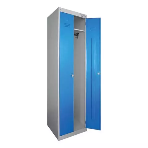 Шкаф металлический для одежды "" двухсекционный 1850х530х500 мм. разборный