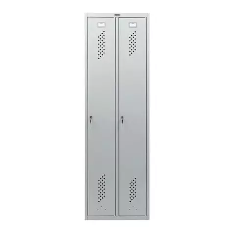 Шкаф металлический для одежды Практик "" двухсекционный 1830х575х500 мм. 29 кг.