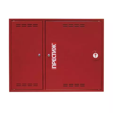 Шкаф пожарный ПРЕСТИЖ-02 навесной закрытый красный