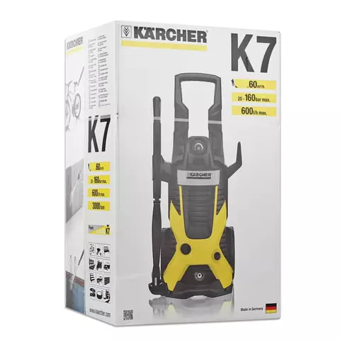 Минимойка KARCHER (КЕРХЕР) K7 мощность 3 кВт давление 20-160 бар шланг 10 м. 1.168-502.0