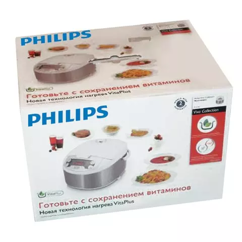 Мультиварка Philips HD3136/03 980 Вт объем 4 л. 15 программ. 3D-нагрев серая