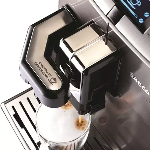 Кофемашина SAECO LIRIKA Cappuccino1850 Вт объем 25 л. емкость для зерен 500 г. автокапучинатор серебристый