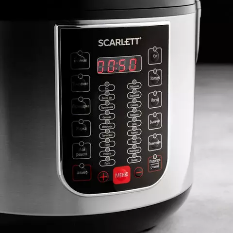Мультиварка Scarlett SC-MC410S31 900 Вт 5 л. 30 программ. таймер серебро/черная