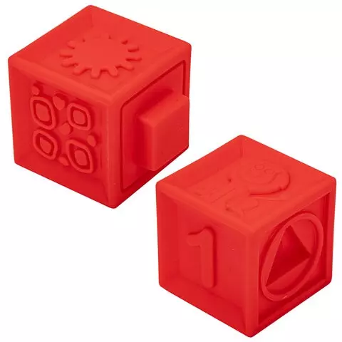 Тактильные кубики сенсорные игрушки развивающие с функцией сортера ЭКО 10 шт. Юнландия