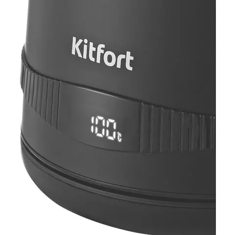 Чайник Kitfort КТ-6121-1 17 л.2200 Втзакрытый нагрев.элементLED диспл.ТЕРМОРЕГУЛЯТОРстальчерный