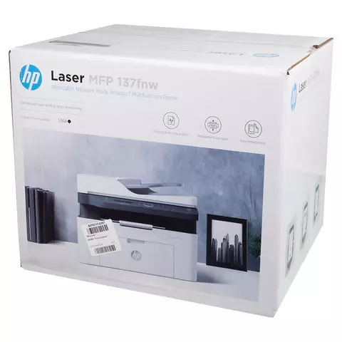 МФУ лазерное HP Laser 137fnw "4 в 1" А4 20 стр./мин 10000 стр./мес. АПД Wi-Fi сетевая карта 4ZB84A