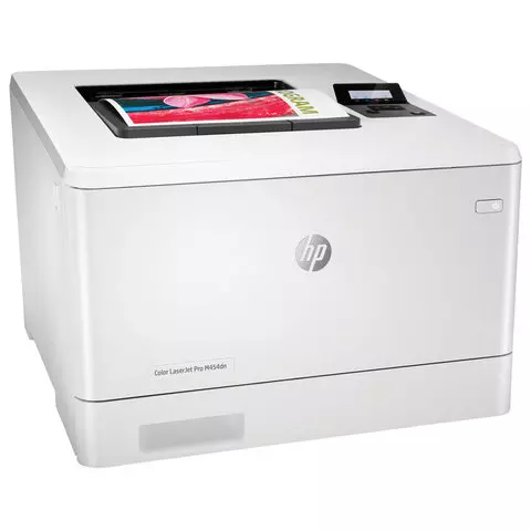 Принтер лазерный цветной HP Color LaserJet Pro M454dn А4 27 стр./мин 50000 стр./мес. ДУПЛЕКС сетевая карта W1Y44A