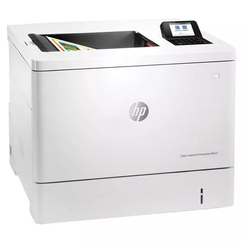 Принтер лазерный цветной HP Color LJ Enterprise M554dn А4 33 стр./мин 80000 стр./мес. ДУПЛЕКС сетевая карта 7ZU81A