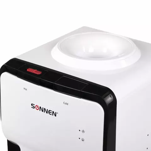 Кулер для воды SONNEN FSE-02SA напольный нагрев/охлаждение электронное 2 крана белый