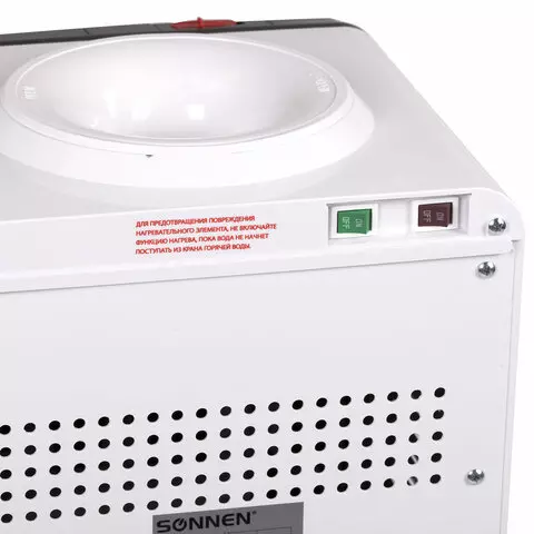 Кулер для воды SONNEN FSE-02SA напольный нагрев/охлаждение электронное 2 крана белый