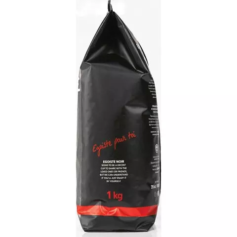 Кофе в зернах EGOISTE "Noir" натуральный 1000 г. 100% арабика вакуумная упаковка 12621