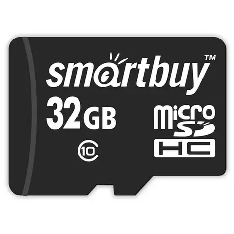 Карта памяти SmartBuy MicroSDHC 32GB UHS-1 Class 10 скорость чтения 30 мб/сек