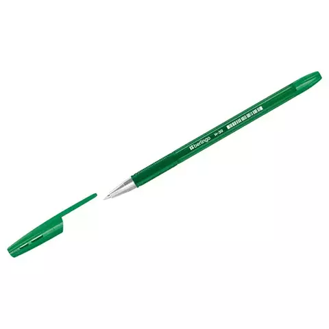 Ручка шариковая Berlingo "H-30" зеленая 07 мм.