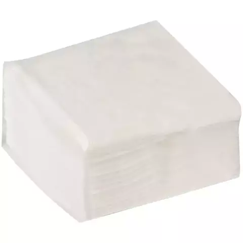 Салфетки бумажные диспенсерные OfficeClean (N2) 1-слойные 17*158 см. белые 100 шт.