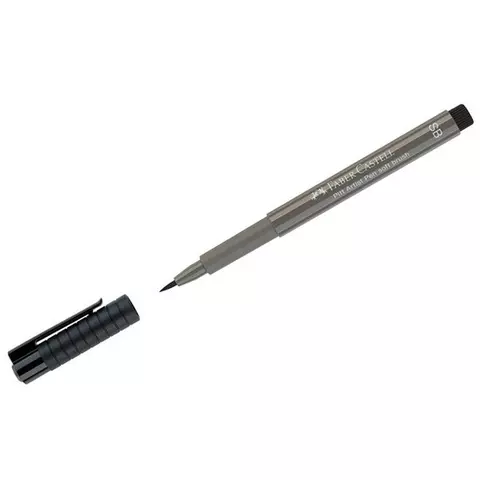 Ручка капиллярная Faber-Castell "Pitt Artist Pen Soft Brush" цвет 273 теплый серый IV пишущий узел "кисть"
