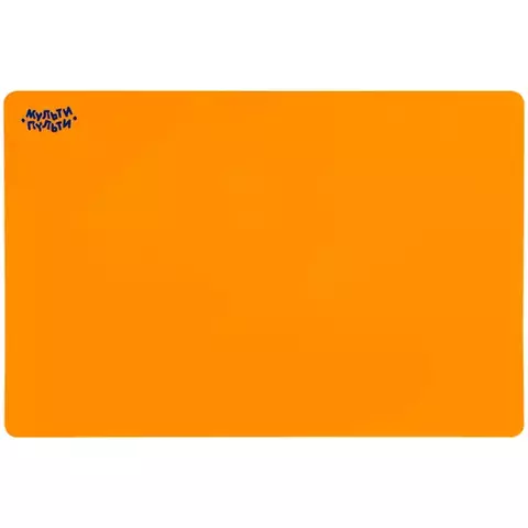 Доска для лепки Мульти-Пульти А4 800 мкм. пластик оранжевый