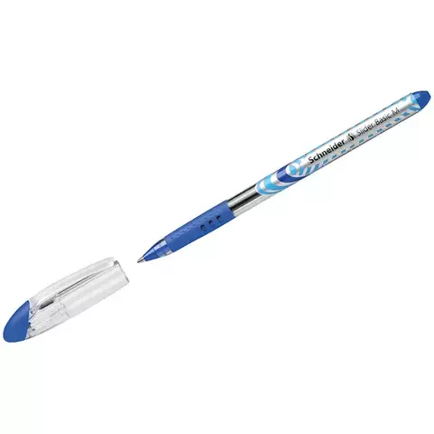 Ручка шариковая Schneider "Slider Basic" синяя 10 мм. грип