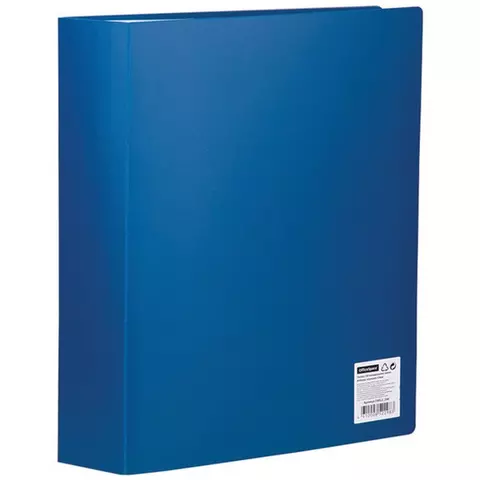 Папка с 80 вкладышами OfficeSpace А4 30 мм. 600 мкм. пластик синяя