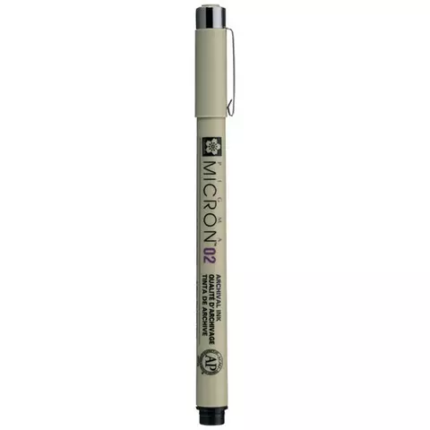 Ручка капиллярная Sakura "Pigma Micron" черная 030 мм.