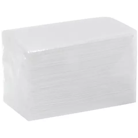 Салфетки бумажные диспенсерные OfficeClean Professional (N4) 1-слойные 216*33 см. белые 225 шт.