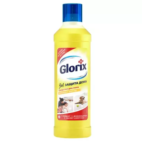 Средство для мытья полов GLorix "Лимонная энергия" 1 л
