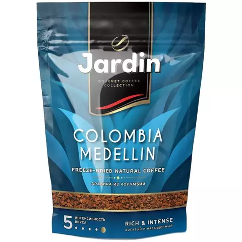 Кофе растворимый Jardin "Colombia Medellin" сублимированный мягкая упаковка 150 г