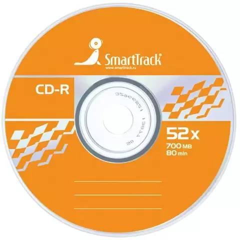 Диск CD-R 700Mb Smart Track 52x Cake Box (50 шт.)