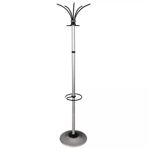 Вешалка напольная Титан "Класс (Ц) -ТМЗ" металл цвет серый 5 крючков подставка для зонтов
