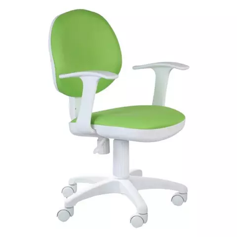 Кресло детское Бюрократ CH-W356AXSN/15-118 салатовый пластик белый