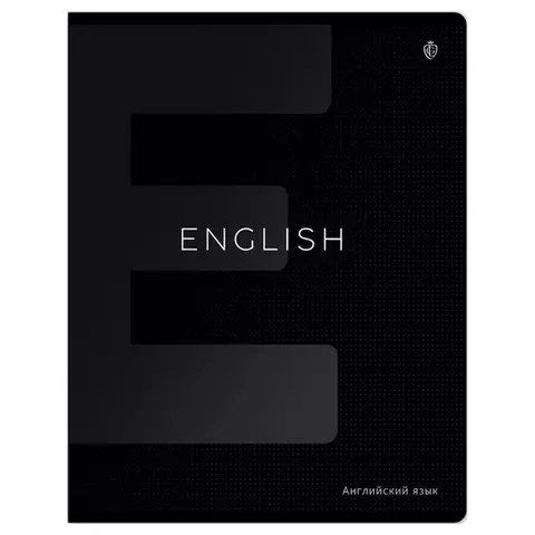 Тетрадь предметная 48 л. Greenwich Line "Сolor black" - Английский язык софт-тач ламинация выборочный УФ-лак 70г./м2