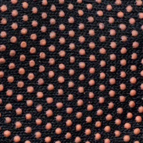 Перчатки хлопок + полиэфир утепленные махра 1 пара 10 класс 77-80 г. размер 9 ПВХ ТОЧКА утепленные с начесом внутри