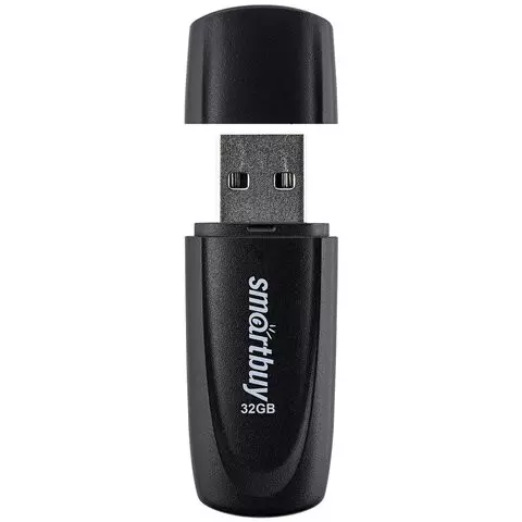 Флеш-диск 32 GB SMARTBUY Scout USB 2.0 черный