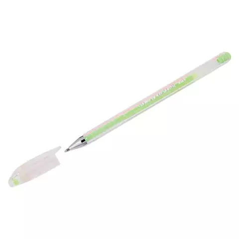 Ручка гелевая Crown "Hi-Jell Pastel" зеленая пастель 08 мм.