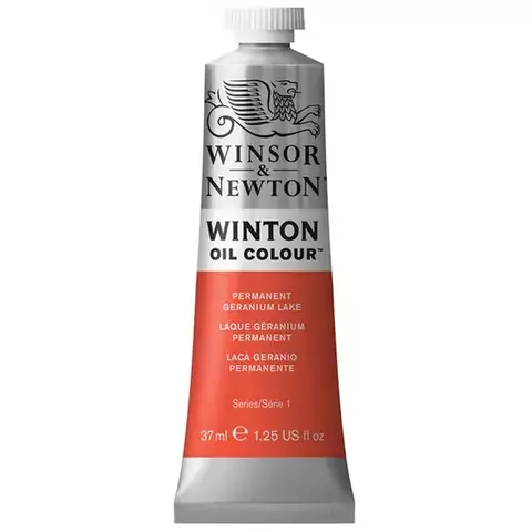 Краска масляная художественная Winsor&Newton "Winton" 37 мл. туба герань перманентный