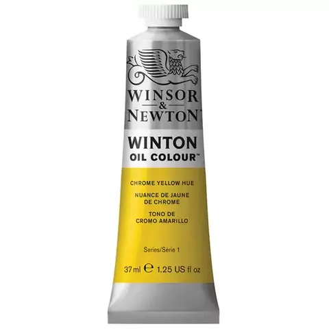 Краска масляная художественная Winsor&Newton "Winton" 37 мл. туба желтый хром