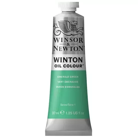 Краска масляная художественная Winsor&Newton "Winton" 37 мл. туба зеленый изумруд
