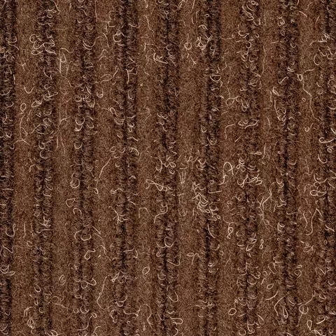 Коврик входной ворсовый влаго-грязезащитный Laima 40х60 см. ребристый толщина 7 мм. коричневый