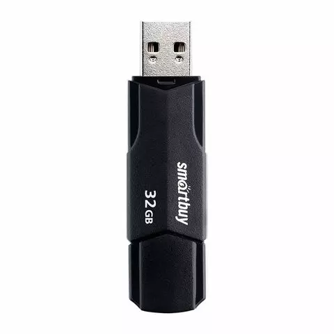 Флеш-диск 32GB SMARTBUY Clue USB 2.0 черный
