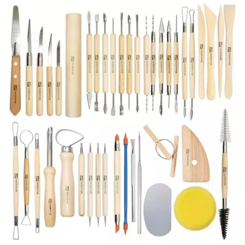Набор инструментов для лепки и моделирования 42 шт. в подарочной коробке Brauberg Art Classic