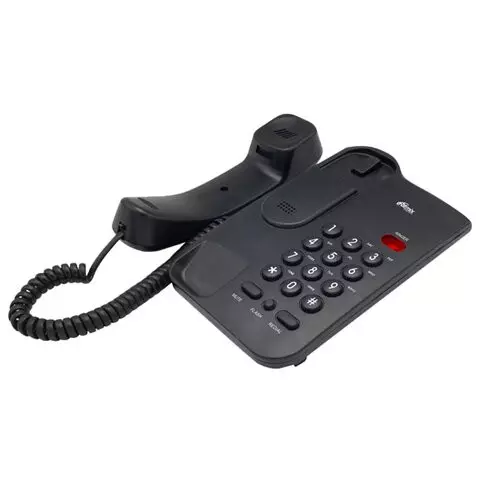 Телефон RITMIX RT-311 black световая индикация звонка тональный/импульсный режим повтор черный
